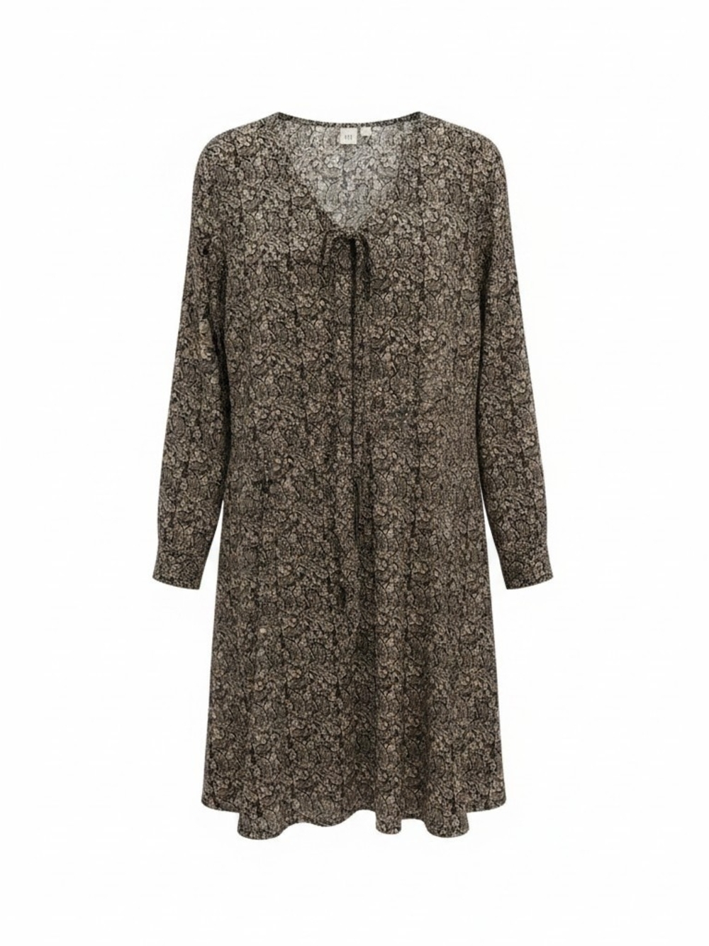 GAP Black & White Paisley Print Shirt  Dress SZ XL